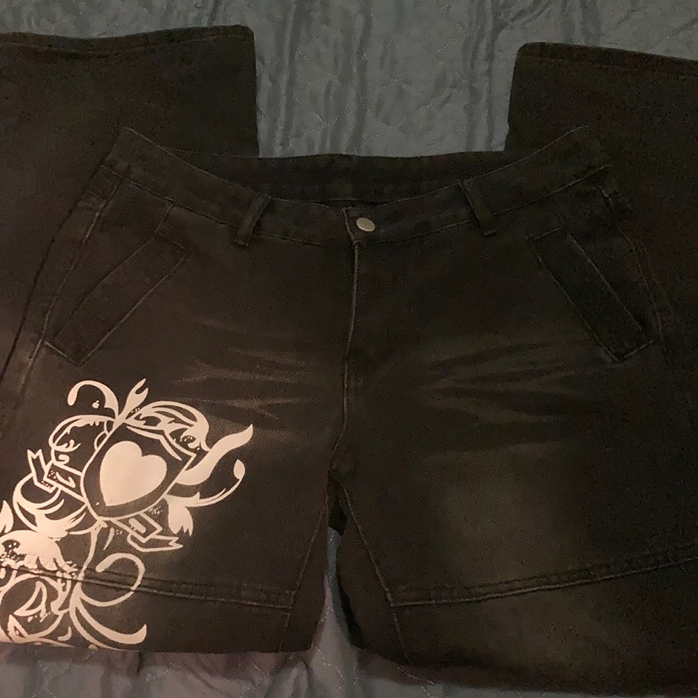 Baggy lowrise jeans